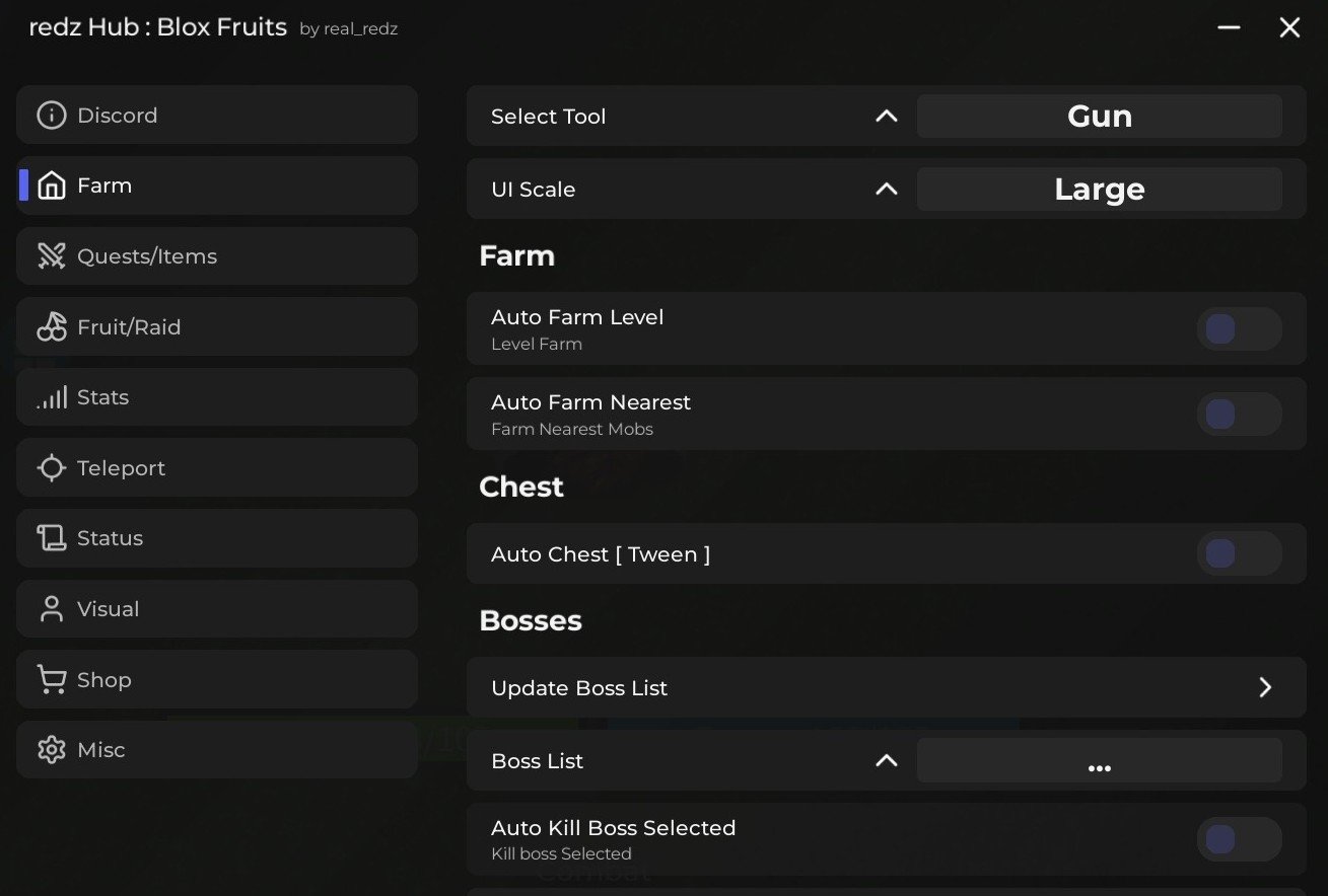 [UPDATE]REDZ HUB V2 Script Blox Fruits Mobile FRUIT RAIN, AUTO FARM