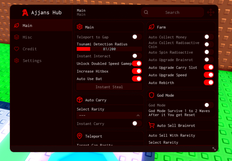 Escape Tsunami For Brainrots Script